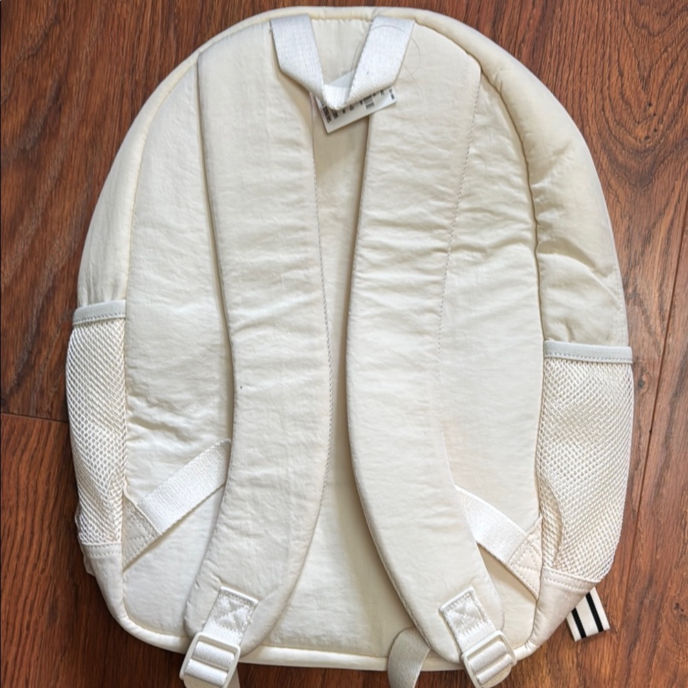 PINK Victoria's Secret Cream Quilted Puffer Backpack - Picture 2 of 6